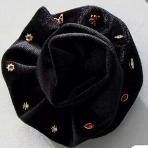 Free People Rosette Brooch Earring Set
